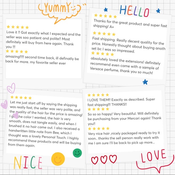 3/4 Full-Head 5Clips Blonde Hair Extensions - Picture 6 of 7